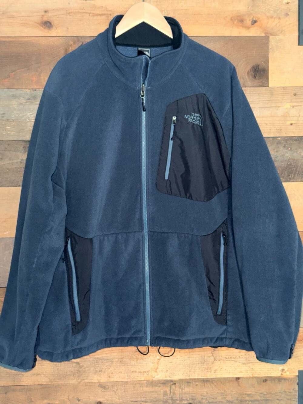 The North Face Denali Full Zip Fleece Jacket Navy Blue Men's Size XXL
